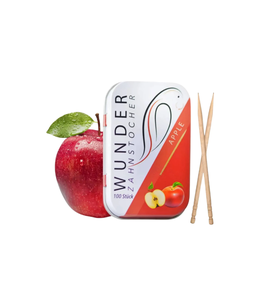 Palillos Dentales Wunder con Sabor, Caja de 100 Unidades, Aliento Fresco, Ingredientes Naturales, Veganos, a Granel para la Hostelería - Product Image 1