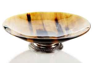 Bol en corne naturelle de buffle personnalisé Vaisselle écologique avec technique polie Bol de service durable - Product Image 2