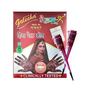 Golecha Madam X Marron Henné Mehndi Cônes Pack de 12 | Couleur Naturelle Longue Durée | Facile à Appliquer pour les Mariages (Vente en Gros) - Product Image 3