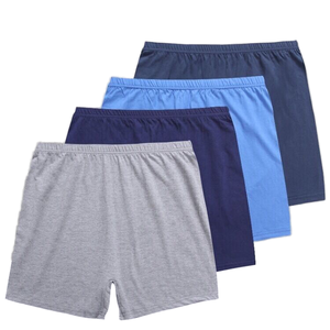 Nouvelle marque de vente en gros en usine Sous-vêtements taille haute en coton confortables et respirants pour hommes âgés de grande taille - Product Image 2