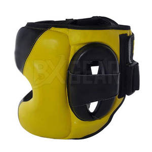 Protector de cabeza de boxeo ajustable con protección para orejas, mejillas y mentón adecuado para varias Artes Marciales - Product Image 4