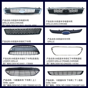 LuckinAuto Grille de pare-chocs pour <span class=keywords><strong>calandre</strong></span> Ford <span class=keywords><strong>Fiesta</strong></span> pour <span class=keywords><strong>calandre</strong></span> Ford <span class=keywords><strong>Fiesta</strong></span> 2013 2014 2015 2016 OEM C1BB17B968CA5YZ9 - Product Image 3