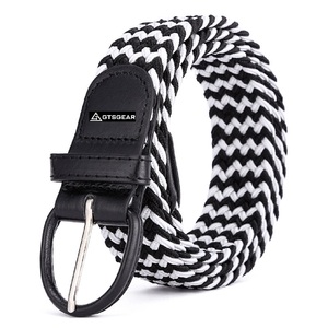 BLT40 A25 GTSGEAR personnalisé toile Golf ceinture multicolore élastique tressé Polyester tissu usine directe - Product Image 4