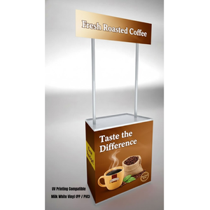 Impression numérique personnalisée d'autocollants et de films PP pour les stands d'exposition, la publicité et les présentoirs - Product Image 1