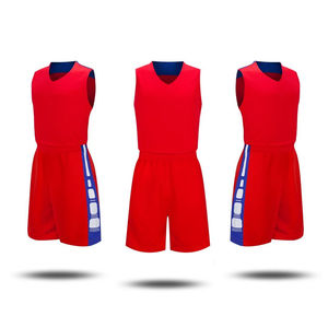 Basketball Uniform <b>Kit</b> Sublimated Basketball Uniforms Jerseys Shorts <b>Embroidery</b> Tackle Twill Basketball Uniforms - Product Image 3