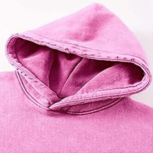 Stylish <b>Pink</b> <b>Hoodie</b> 100% Cotton Custom Streetwear for <b>Men</b> and Women Fashionable Zipper Design Hot Sale - Product Image 4