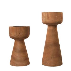 Support votif en métal de nouveau Style avec pilier de bougie de chauffe-plat en verre Design fait main bougeoir fini doré - Product Image 6