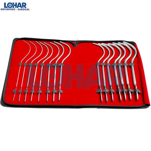 Guyon Urethral Sound <b>Kit</b> Medical-Grade 316L Surgical Stainless Steel 15-Piece Urethral <b>Sounding</b> Set Carry Case Hospital Use CE - Product Image 1