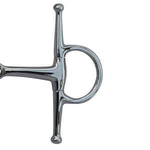 Broca de caballo de mejilla completa, broca de boca de equitación de latón, acero inoxidable equino, hecha en broca de caballo de alta calidad - Product Image 3