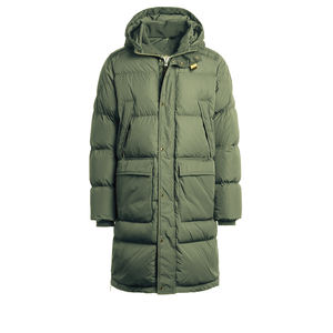 Veste matelassée à capuche et col montant pour homme, personnalisée, chaude pour l'hiver, à séchage rapide, pour le sport de plein air, avec logo personnalisé, prix compétitif - Product Image 2
