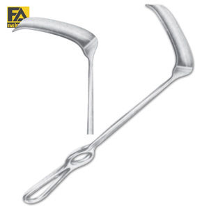 Kocher retractors เครื่องมือผ่าตัดแบบแมนนวลเครื่องดึงกลับสแตนเลสแบบมีความยาว - Product Image 2