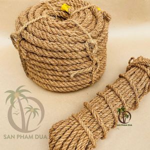 Cuerda de fibra de coco hecha a mano, cordel de coco decorativo fuerte de Vietnam para decoración del hogar, eventos de jardín - Product Image 3