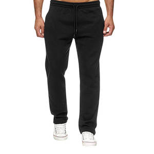 Wholesale Athletic <b>Slim</b> Fit Stretchy Plain <b>Joggers</b> With Pocket Elastic Waist Drawstring Polyester <b>Jogger</b> Pant Men men's trousers - Product Image 2