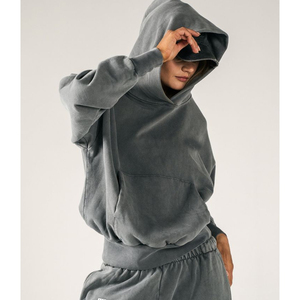 Conjunto de chándal atlético de 2 piezas para hombre Street Wear Acid Wash Track Suit - Product Image 1