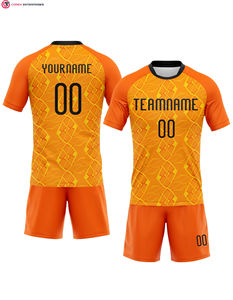 Camiseta de voleibol personalizada de varios colores, diseño sublimado, uniformes de voleibol naranja para mujer - Product Image 3