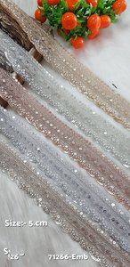 Lacets brodés sur mesure pour la couture de la mode et la décoration Ajoutez des détails intemporels à tout projet avec des motifs de dentelle haut de gamme. - Product Image 6