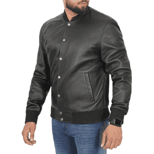 2024 hommes décontracté hiver motard veste en cuir de vachette véritable haute rue moteur épissage personnalisable pour printemps automne mode - Product Image 5