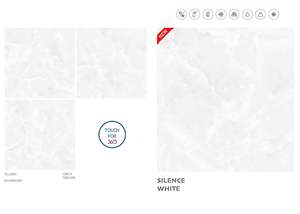 1200x1200 Porcelain Floor and Wall Tile Glossy Finish <b>Large</b> Format for Luxury Home Hotel Office Commercial Indian Export - Product Image 4