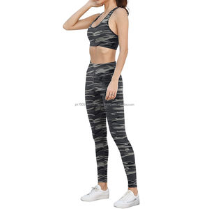 Conjunto de Leggings y Top Deportivo de Yoga 2026 para Mujer, Ropa Deportiva Transpirable, Sin Costuras, Conjunto de Dos Piezas con Sujetador Deportivo - Product Image 1