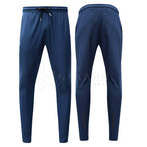 Pantalon décontracté pour hommes à la mode avec taille à cordon et texture lisse pour des tenues décontractées confortables - Product Image 1