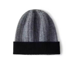 Prix de gros Bonnets d'hiver en tricot, taille plus, logo personnalisé, service OEM, design en matière douce très demandé, bonnets pour hommes - Product Image 3