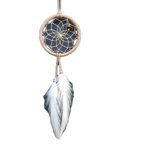 Attrape-rêves Attrape-rêves lune et étoiles suspendues au-dessus du lit Attrape-rêves personnalisé pour tenture murale Décoration intérieure - Product Image 1