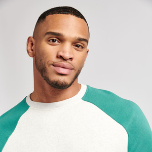 Sweat-shirt à manches longues pour homme, coupe classique, 100% coton, délavage acide, personnalisable en usine, imprimé en blocs de couleur - Product Image 3