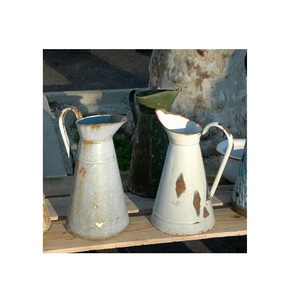 Jarrones de flores pintadas, suministros a granel, diseño múltiple, macetas para sala de estar, precio al por mayor, jarrón metálico - Product Image 1