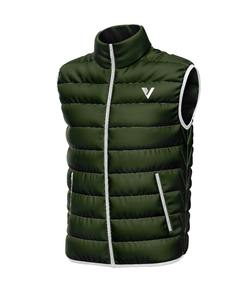 Adultes Hommes Veste Extérieure Isolée Lourde Rembourrée Sans Manches Gillet De Sport Personnalisé En Gros Stand Zipper Windproof Puffer - Product Image 3