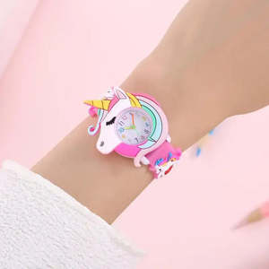 นาฬิกายูนิคอร์นสำหรับเด็ก ทำจากพลาสติกที่ทนทาน - Product Image 4