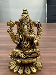 Ídolos Ganesh de bronce 100% hechos a medida en tamaños de menos de 6 pulgadas adecuados para templos caseros y tiendas caseras para reventa - Product Image 5