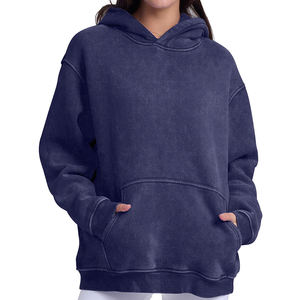 Sudaderas con capucha para mujer de buena calidad, diseño personalizado básico, mezcla de algodón, ajuste cómodo, sudaderas con capucha para mujer - Product Image 1