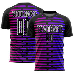 Uniformes de Fútbol Personalizados de Alta Calidad, Camisetas de Fútbol de Poliéster Sublimado de 220 GSM, Secado Rápido, Transpirables, Fábrica OEM - Product Image 5