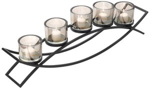 Candelabro de diseño de cristal para decoración del hogar, soporte de vela brillante para interior y exterior, votivo - Product Image 4