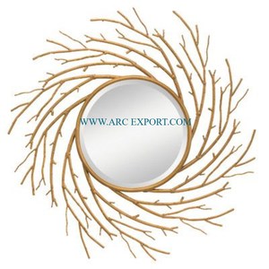 Miroir de courtoisie mural élégant design, qualité de luxe, moderne, fabriqué à la main, nouveau miroir mural décoratif élégant pour la maison - Product Image 3