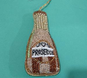 Adornos Navideños de Alta Calidad Estilo Moderno con Zari Dorado, Venta Caliente al por Mayor, Decoraciones Navideñas Económicas - Product Image 3