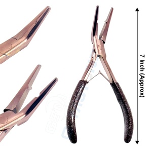 Pince à sertir professionnelle pour extensions de cheveux |   Pince à micro-anneaux pour extensions capillaires |   Outil pour extensions de cheveux en acier inoxydable - Product Image 2