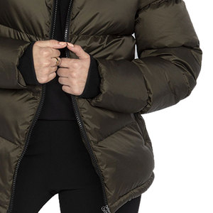 Wholesales Price Women Winter Short Padded Puffer Coats <b>Jackets</b> Outwear Thick Padding Puffer <b>Jackets</b> With Hooded - Product Image 5