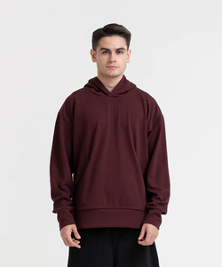 Sudadera con Capucha de Felpa de Algodón para Hombre, Talla Grande, Antiencogimiento, Transpirable, con Bolsillo Delantero, Etiqueta Privada OEM - Product Image 1
