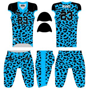 Nuevos kits de uniformes de camiseta de fútbol universitario americano personalizados, conjunto de ropa de equipo de fútbol americano profesional de 12 paneles - Product Image 1