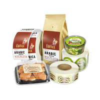 Autocollants personnalisés transparents et imperméables pour étiquettes alimentaires, logos pour emballages, bouteilles et bocaux