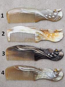 PRODUITS POPULAIRES DE LA MEILLEURE QUALITÉ PEIGNES À CHEVEUX EN CORNE DE BUFFALO Peignes à poignée en Inde au meilleur prix par Natural Creations Inc - Product Image 3