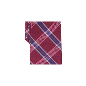 เนคไทลายสก็อตโดเวอร์สำหรับผู้ชายของเพอร์รี เอลลิสสีแดง ไซส์ปกติ โพลีเอสเตอร์ สไตล์แฟชั่น - Product Image 2