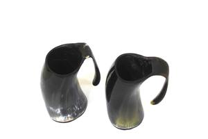 Jarra de cuerno natural para hidromiel, cerveza, jarra de cuerno vikinga hecha a mano para reuniones tradicionales medievales. - Product Image 5