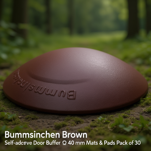 Bummsinchen - Almohadillas Autoadhesivas para Puertas, Color Marrón, 40 mm, Paquete de 30 - Product Image 3