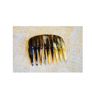 Peigne en corne de buffle unique pour cheveux Peigne en corne Extension de cheveux Couleur pleine corne blanche naturelle pour cheveux - Product Image 6