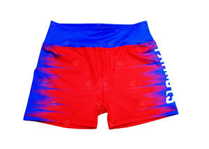 กางเกงขาสั้นผ้าสแปนเด็กซ์ของผู้ชายกางเกงขาสั้นออกกำลังกายเล่นฟิตเนสยิมระบายอากาศได้ดีพิมพ์โลโก้ได้ตามต้องการสำหรับการฝึกซ้อมวิ่งในฤดูร้อน - Product Image 5