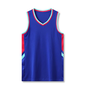 Camiseta de baloncesto sin mangas cómoda de ajuste regular y número personalizado corto impreso transpirable para deportes de verano - Product Image 5