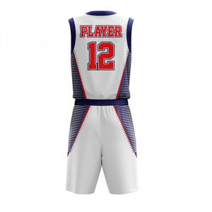 Uniforme de Baloncesto de Verano para Hombre, Tallas Grandes, Reversible, Personalizado para Equipo, 100% Algodón, Transpirable, Antibacterial, Venta al Por Mayor - Product Image 2