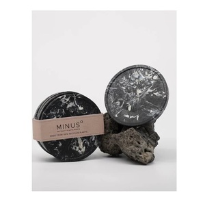 High Quality Black round Stone Coasters <b>Accessories</b> for <b>Kitchen</b> Use Mats & Pads - Product Image 1